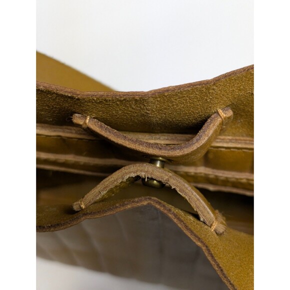 Madewell The Mini Transport Crossbody Bag Bubble Pleat Tan Casual Everyday Purse - Picture 14 of 16